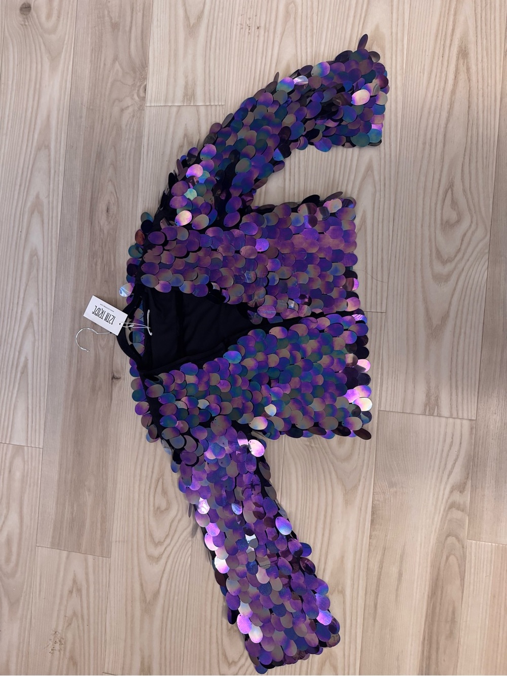 Iridescent Purple Sequin jacket